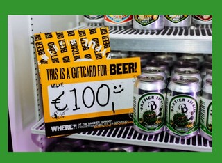 BAX bier cadeaubon twv €100